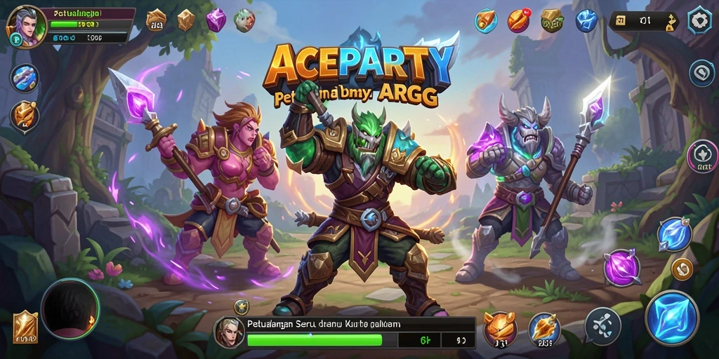 Tampilan luar biasa dari gameplay ARPG ACEPARTY.