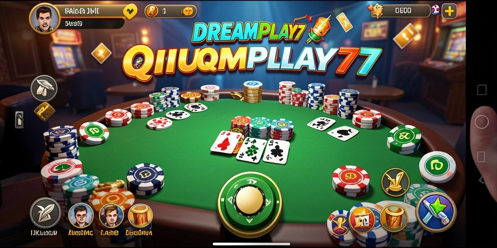 Tampilan gameplay QiuQiu yang menegangkan dan seru.