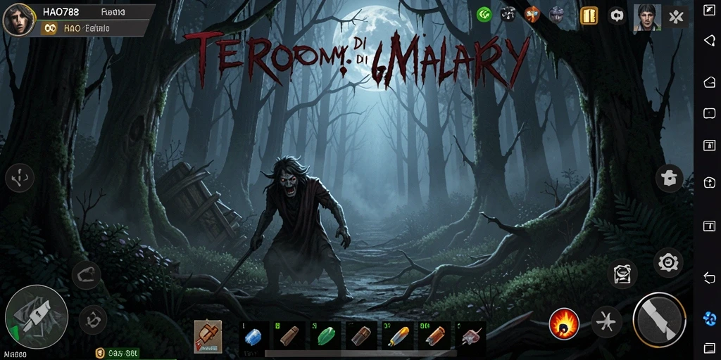 Gameplay menegangkan di HAO788 dengan suasana Horror yang mencekam.