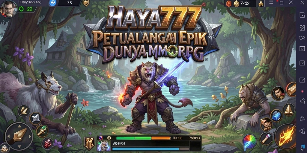 Tampilan gameplay HAYA777 yang menarik dalam dunia MMORPG.