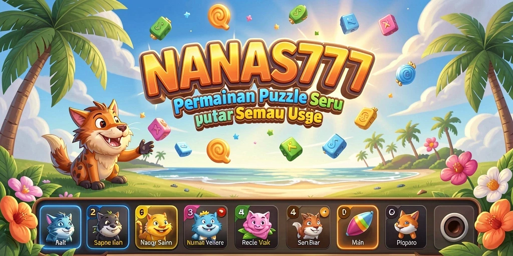 Screenshot NANAS777 menunjukkan gameplay Puzzle yang menarik dan menantang.