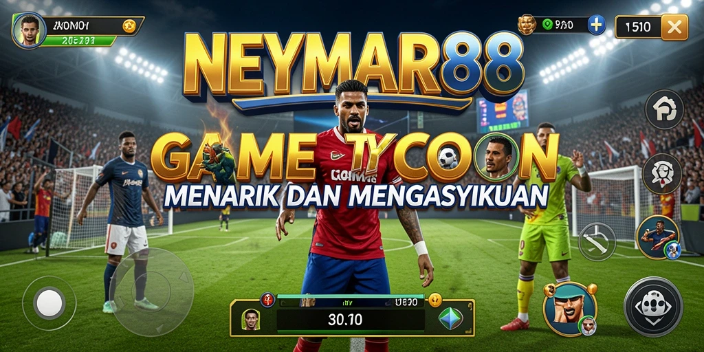 Tampilan gameplay <strong>NEYMAR88</strong> yang menarik dalam membangun bisnis Tycoon.