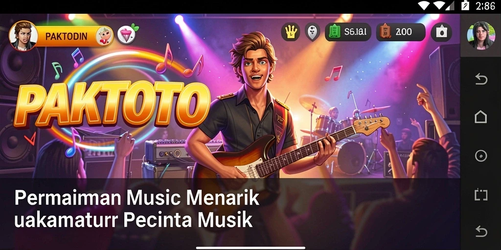 Tampilan gameplay PAKTOTO yang seru dan interaktif.