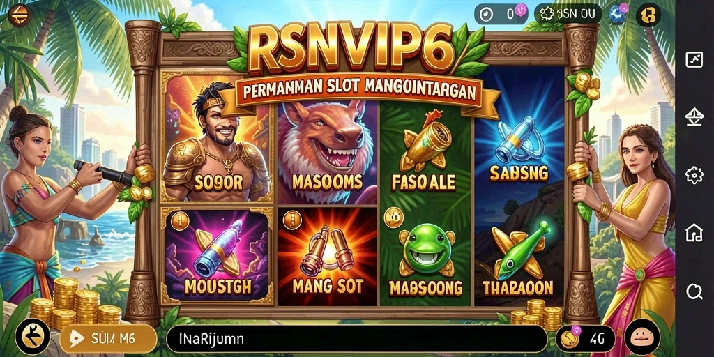 Tampilan gameplay Slot yang memikat di RSNVIP6.