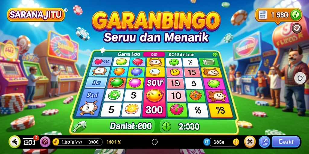 Tampilan gameplay SARANAJITU yang seru dan interaktif.