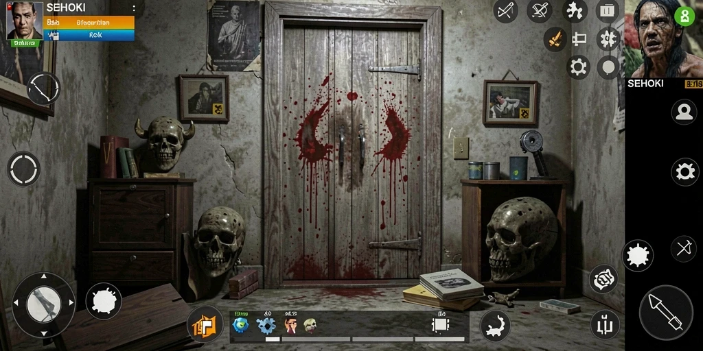 Tampilkan gameplay SEHOKI yang menyeramkan dan menantang.