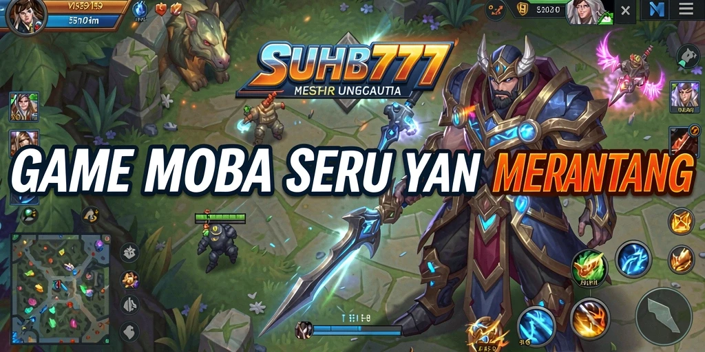 Screenshot gameplay MOBA SUHU777 yang menarik dan dinamis.