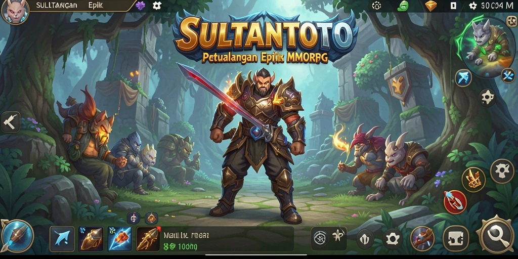 Tampilan gameplay SULTANTOTO yang menakjubkan di dunia MMORPG.