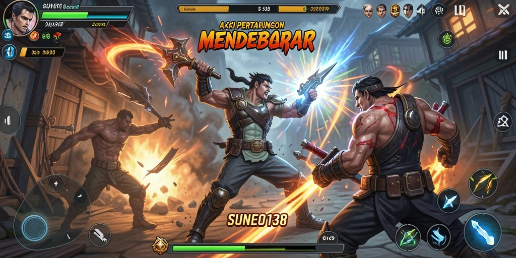 Tampilan gameplay SUNEO138 yang mendebarkan dan penuh aksi.