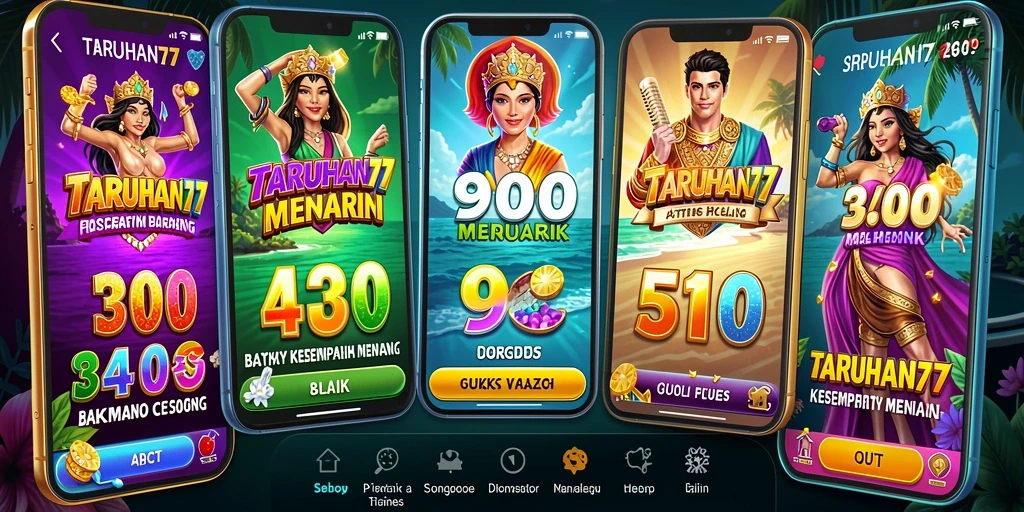 Tampilan menawan gameplay Slot TARUHAN77 yang penuh aksi.