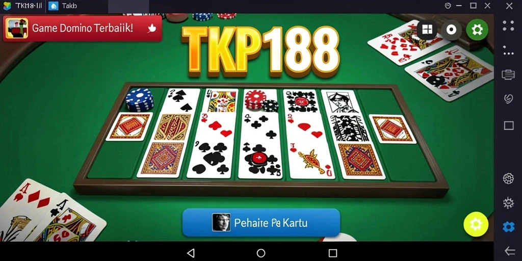 Tampilan menarik dari permainan Domino TKP188.