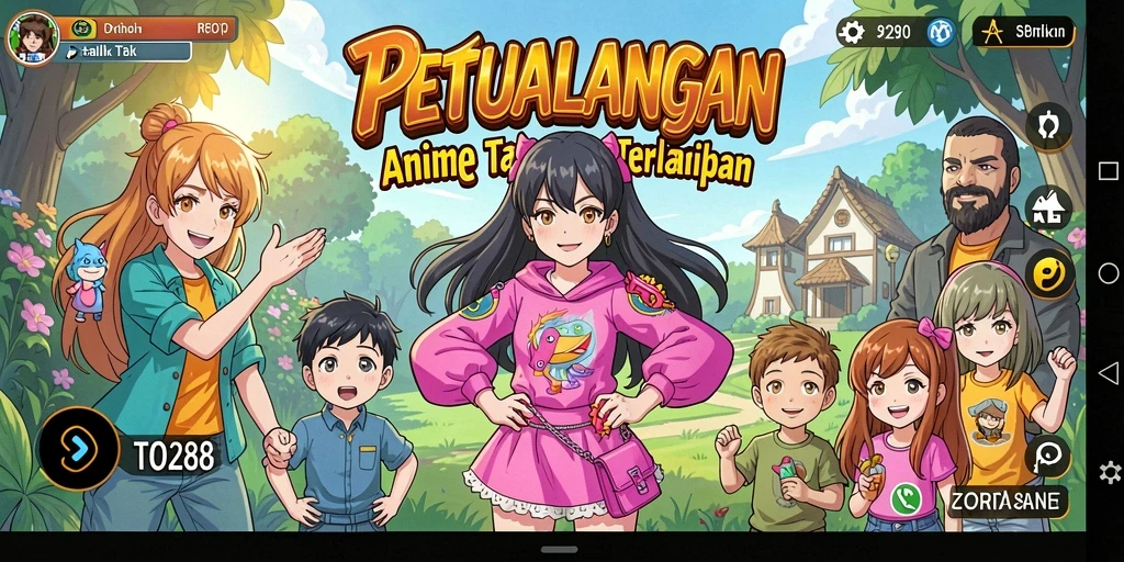 Tampilan gameplay TO288 yang menarik dan penuh warna.